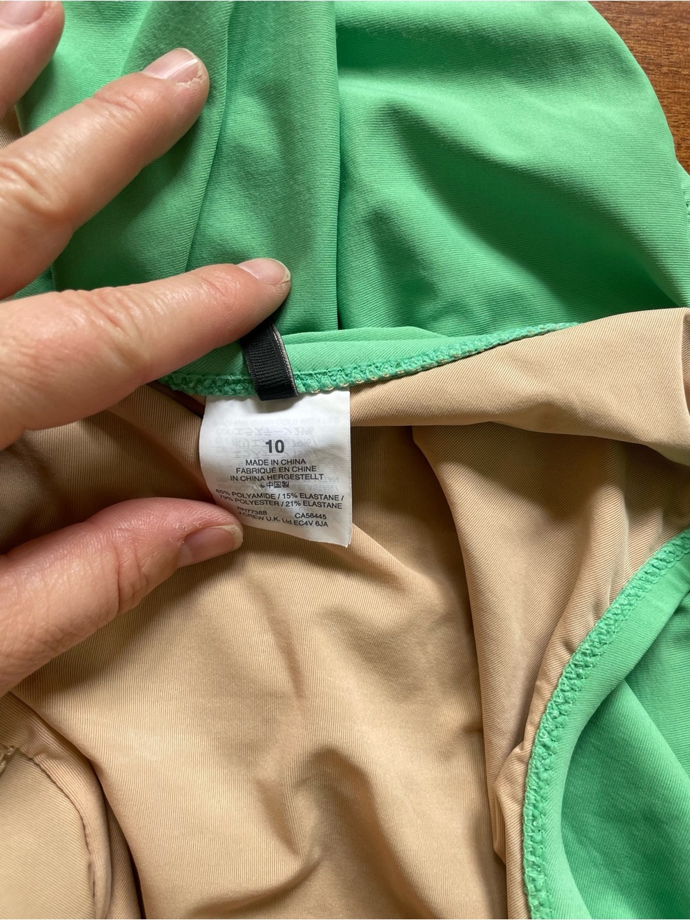 J.Crew Kelly Green One-Piece Swimsuit - Picture 5 of 5